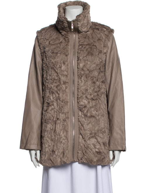 Dennis Basso Faux Fur Jacket