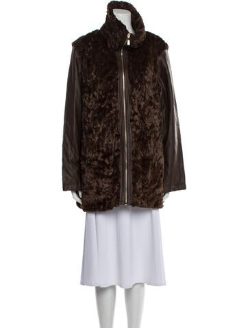 Dennis Basso Coats Faux Fur Coat XL