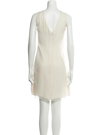 Dennis Basso Printed Mini Dress