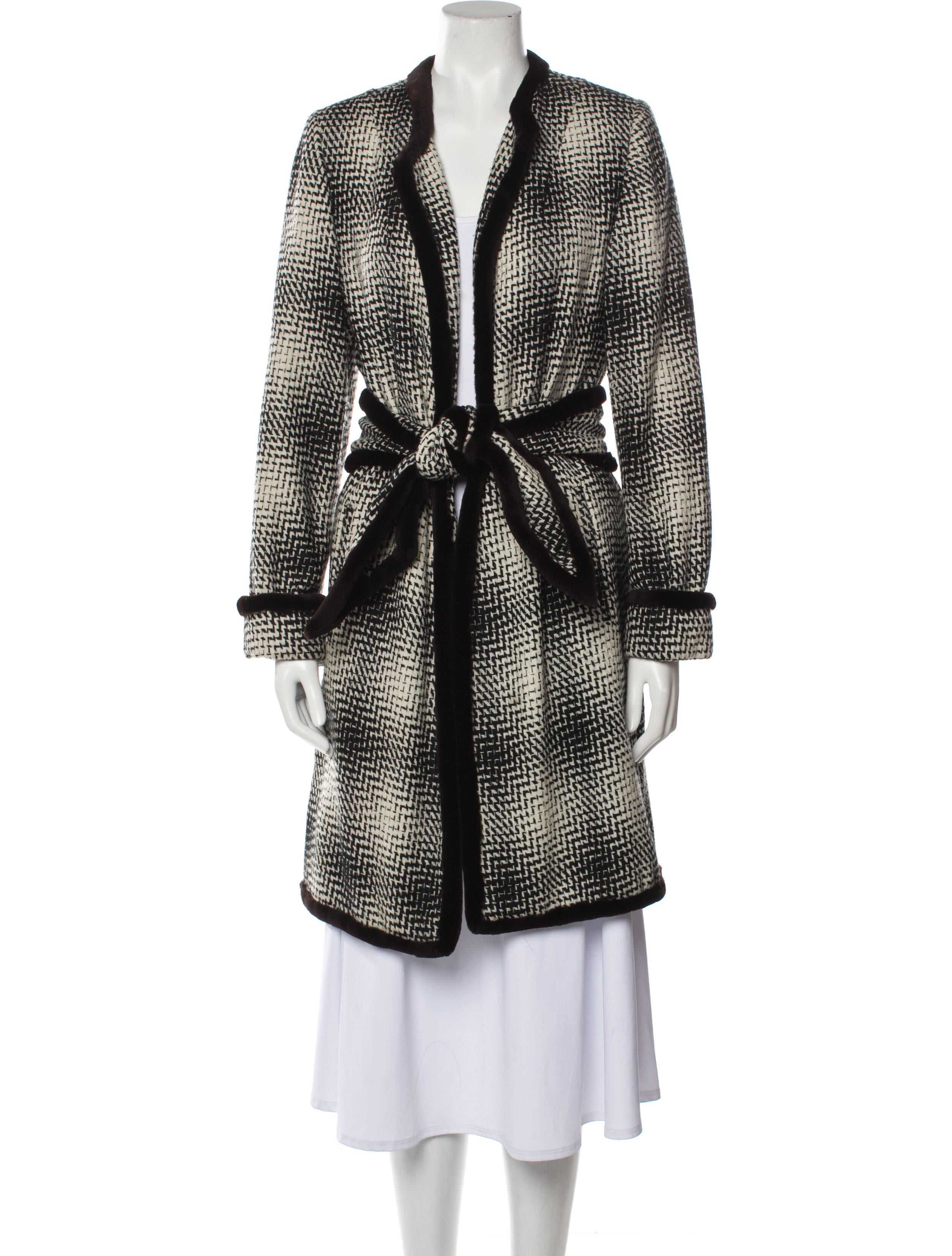 Dennis Basso Printed Evening Jacket