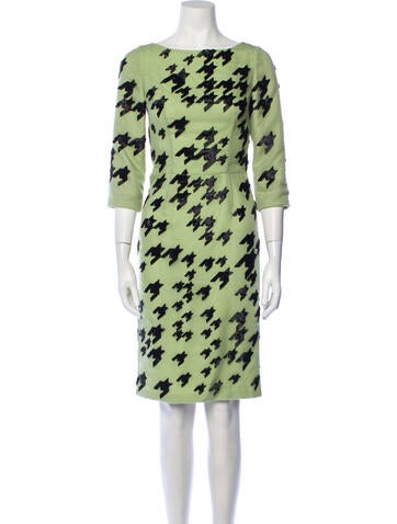 Dennis Basso Dresses Printed Knee-Length Dress XS
