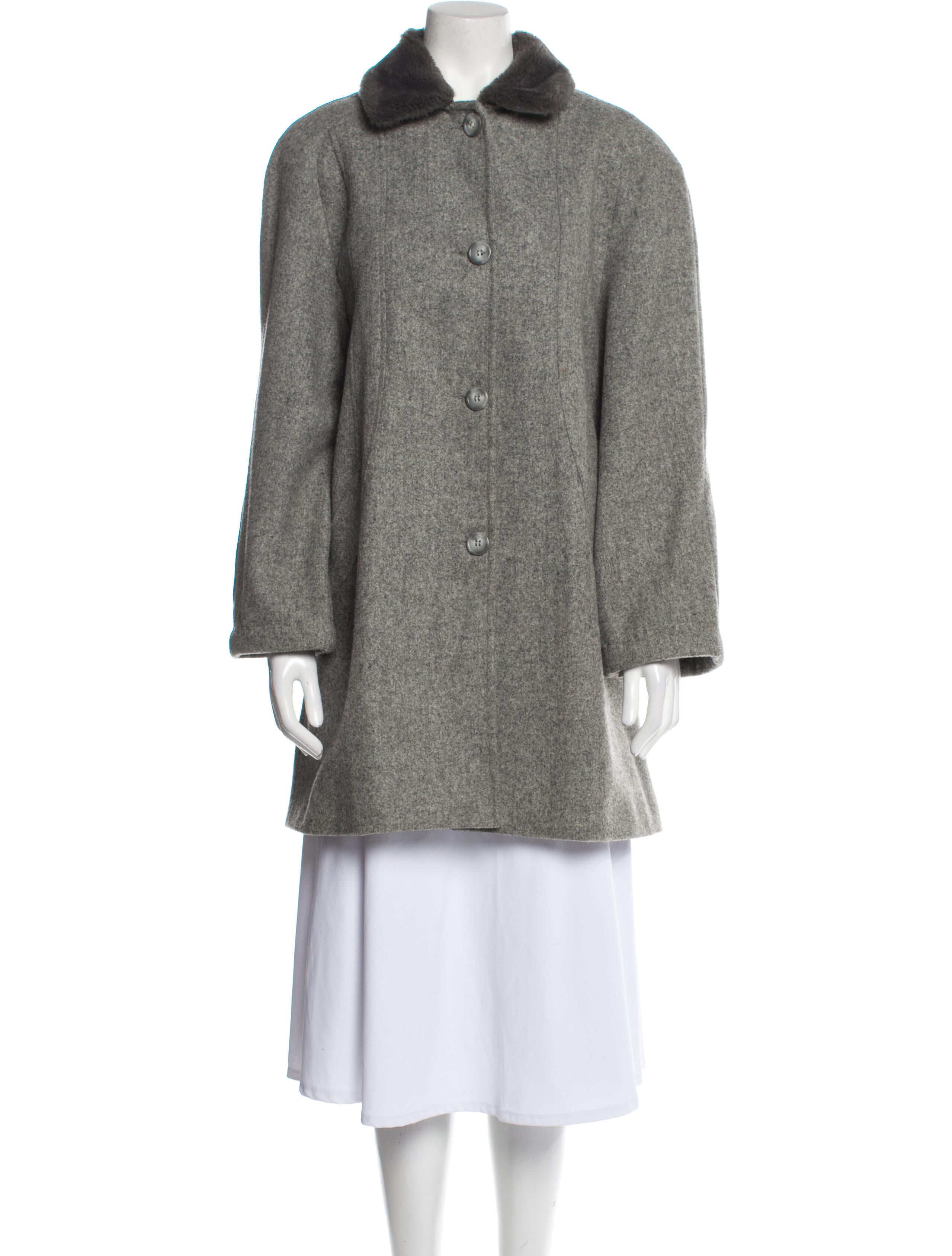 Dennis Basso Faux Fur Coat