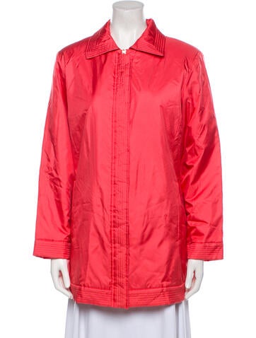 Dennis Basso Coats Silk Parka XS