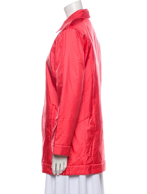 Dennis Basso Silk Parka