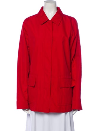 Dennis Basso Silk Utility Jacket