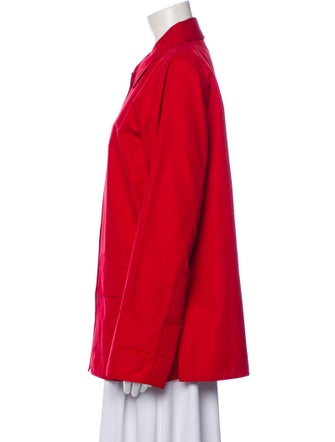 Dennis Basso Silk Utility Jacket