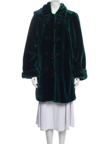 Dennis Basso Coats Faux Fur Coat XS