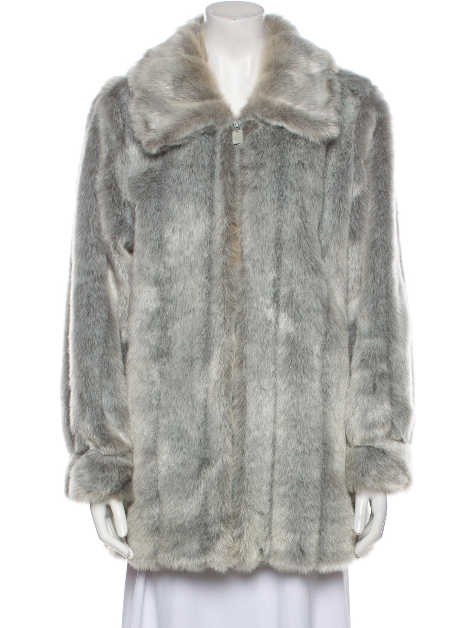 Dennis Basso Faux Fur Coat