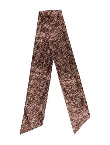 Dennis Basso Scarves and Shawls Animal Print Scarf