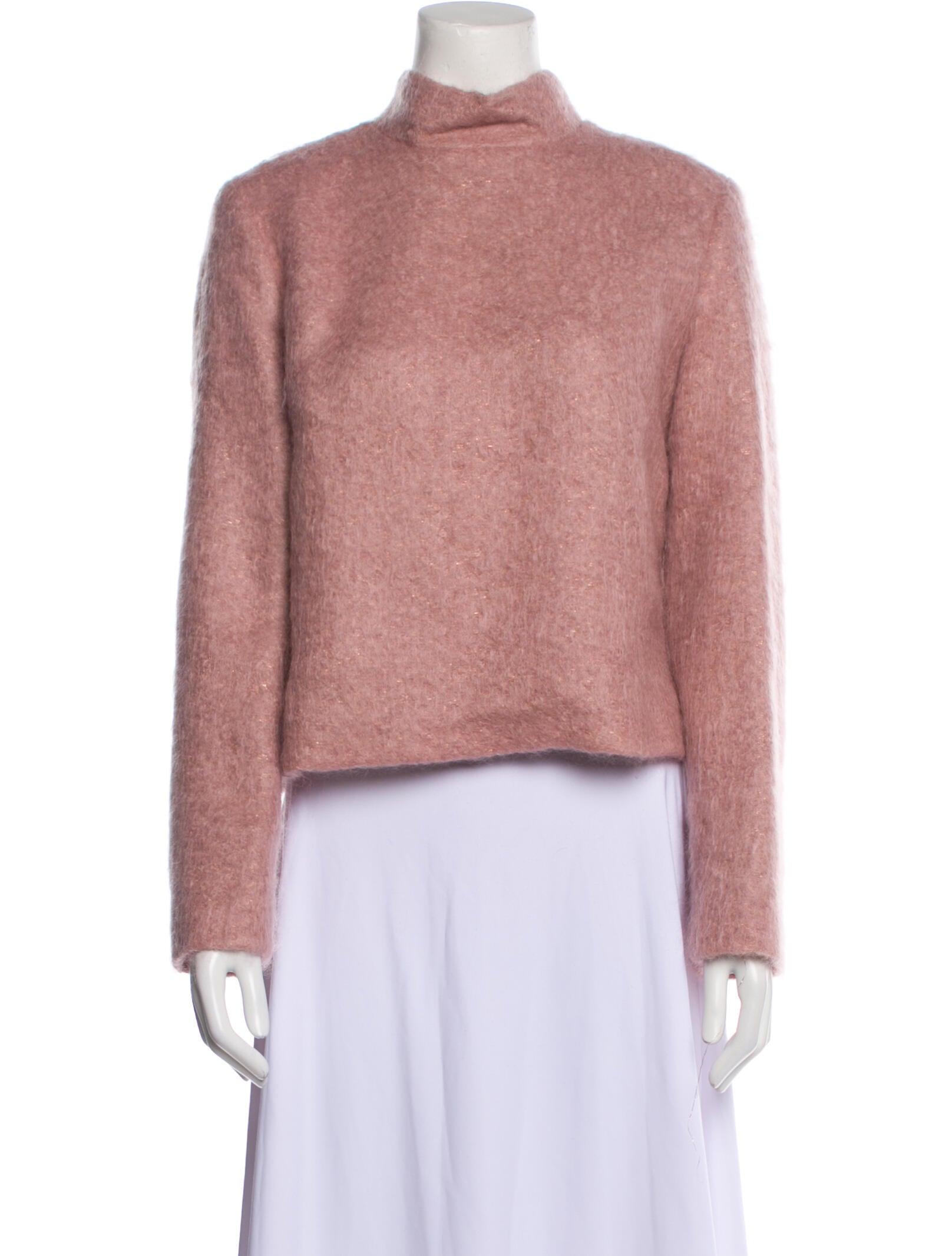 Dennis Basso Mock Neck Sweater