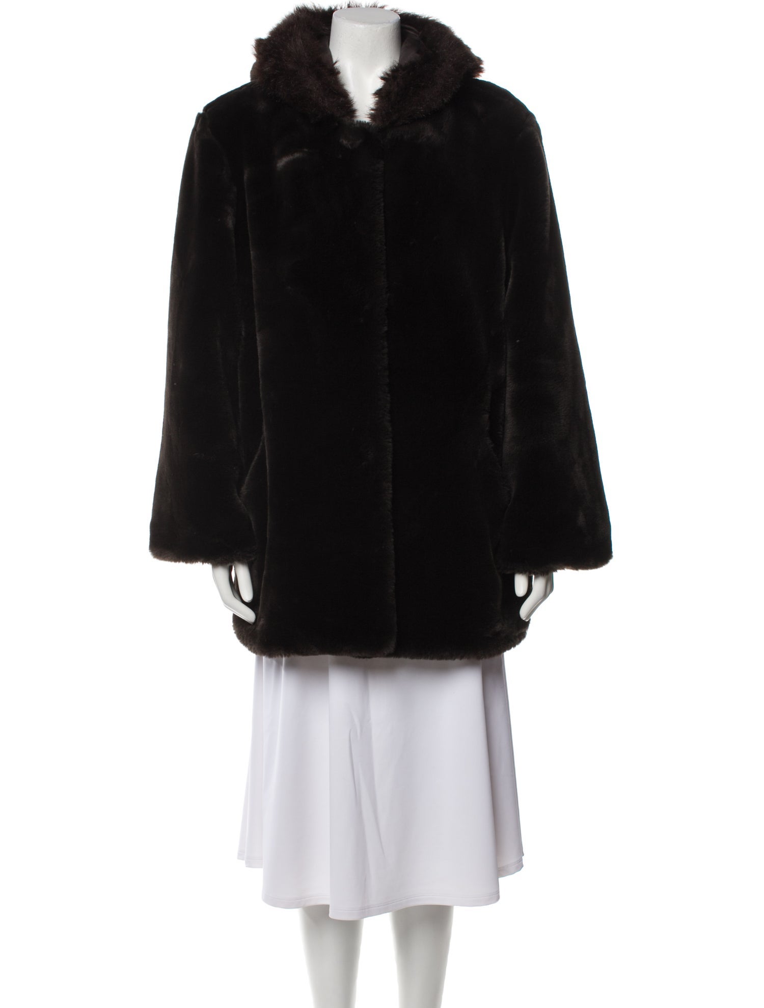Dennis Basso Faux Fur Coat