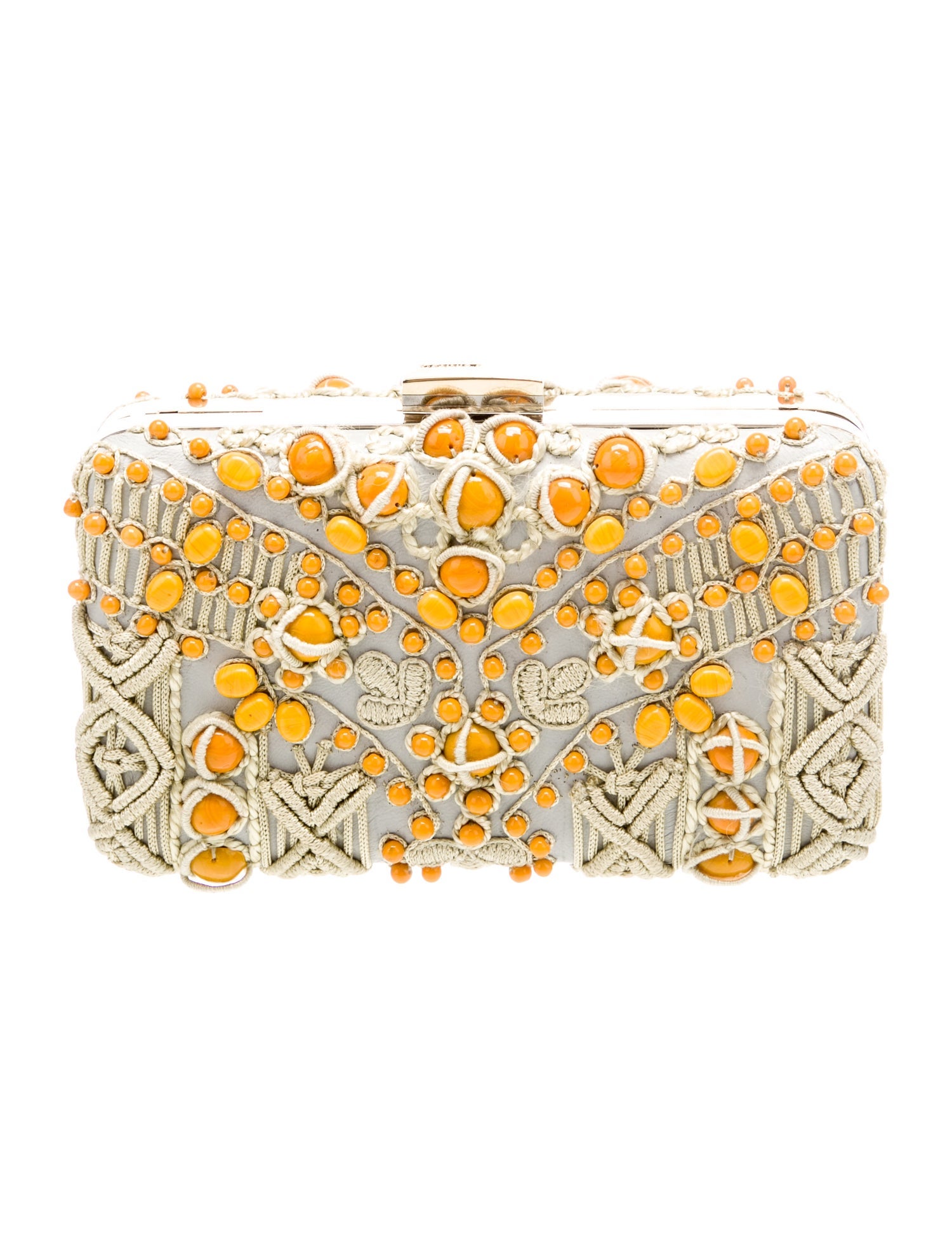 Dennis Basso Leather Minaudière