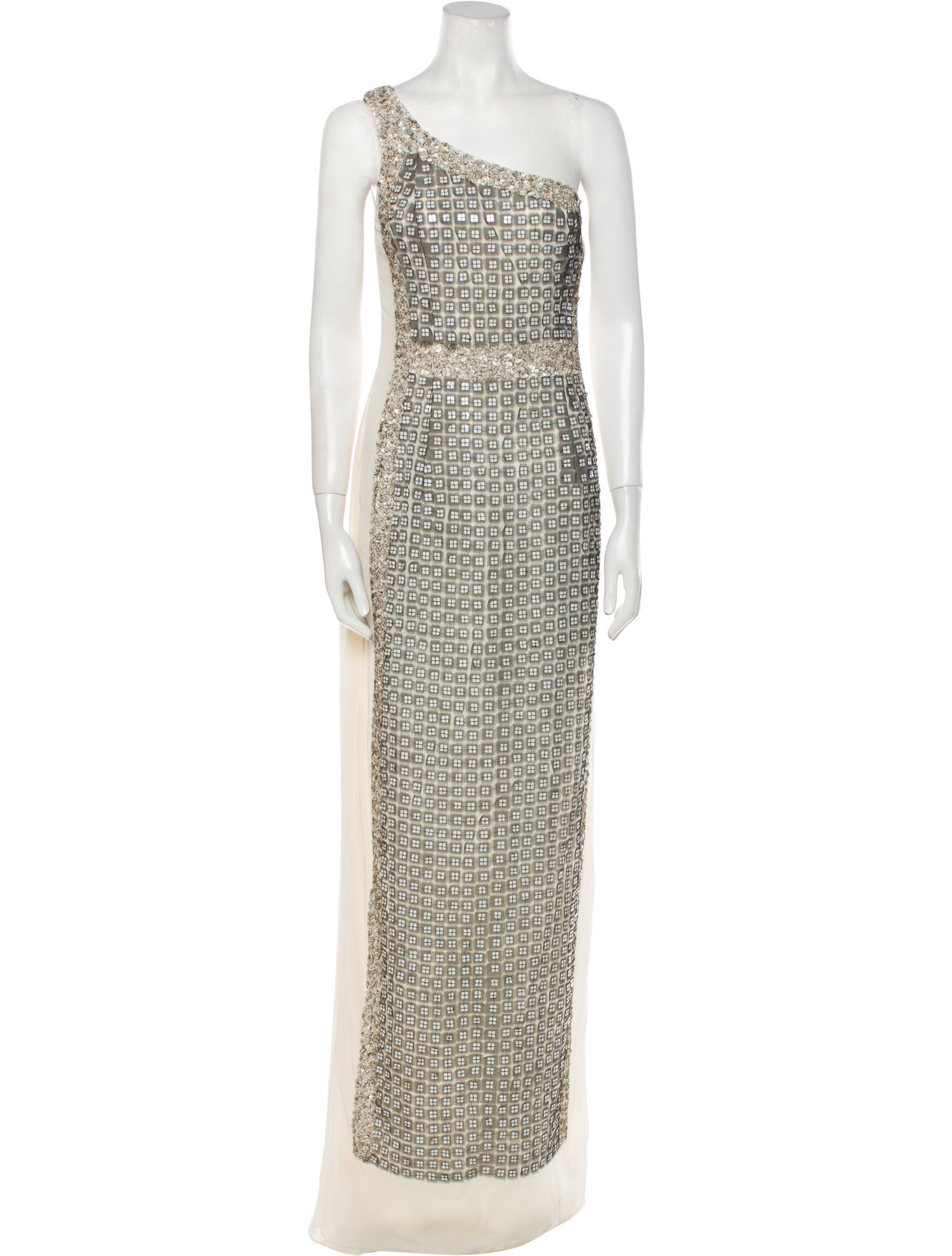 Dennis Basso Printed Long Dress