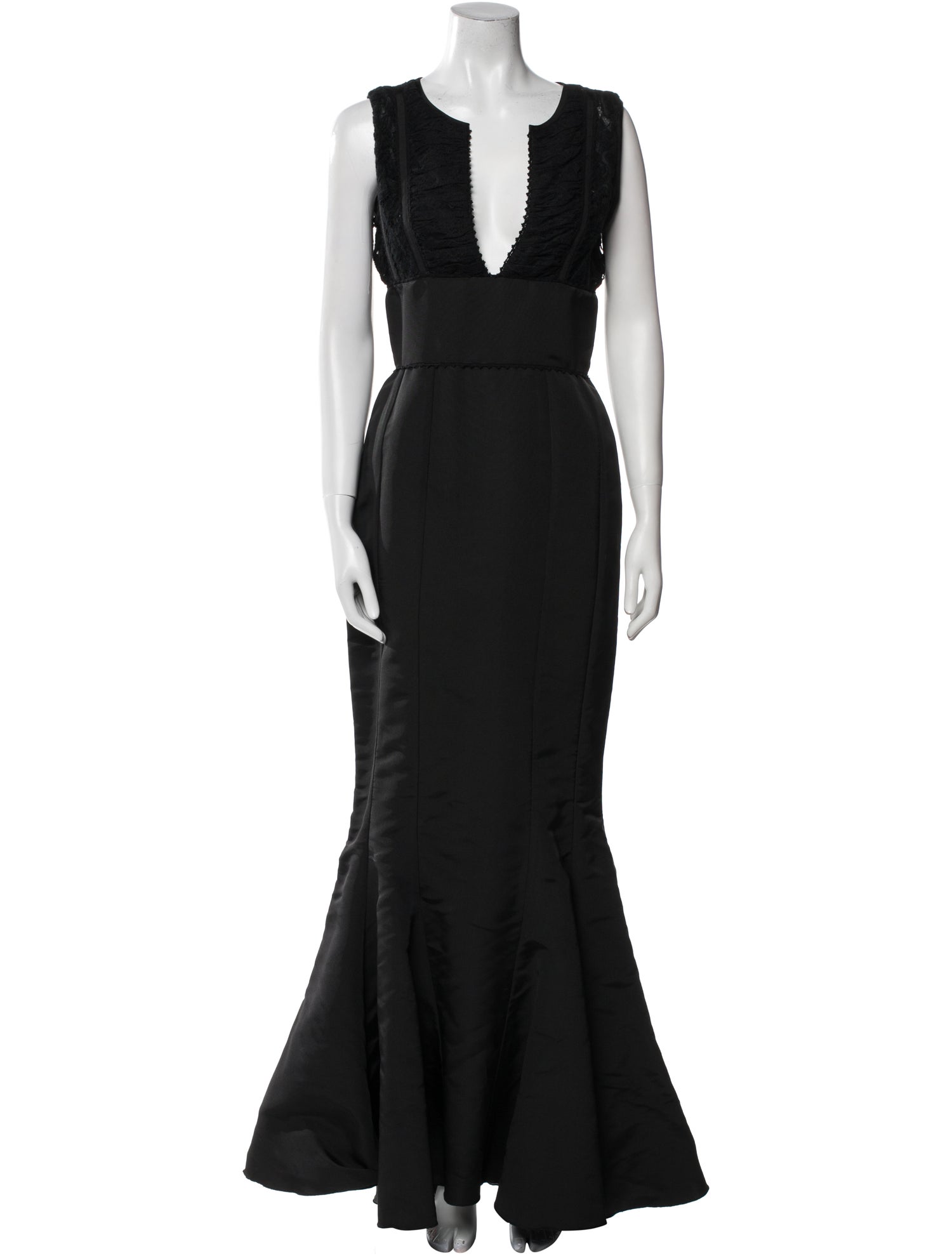 Dennis Basso Silk Long Dress