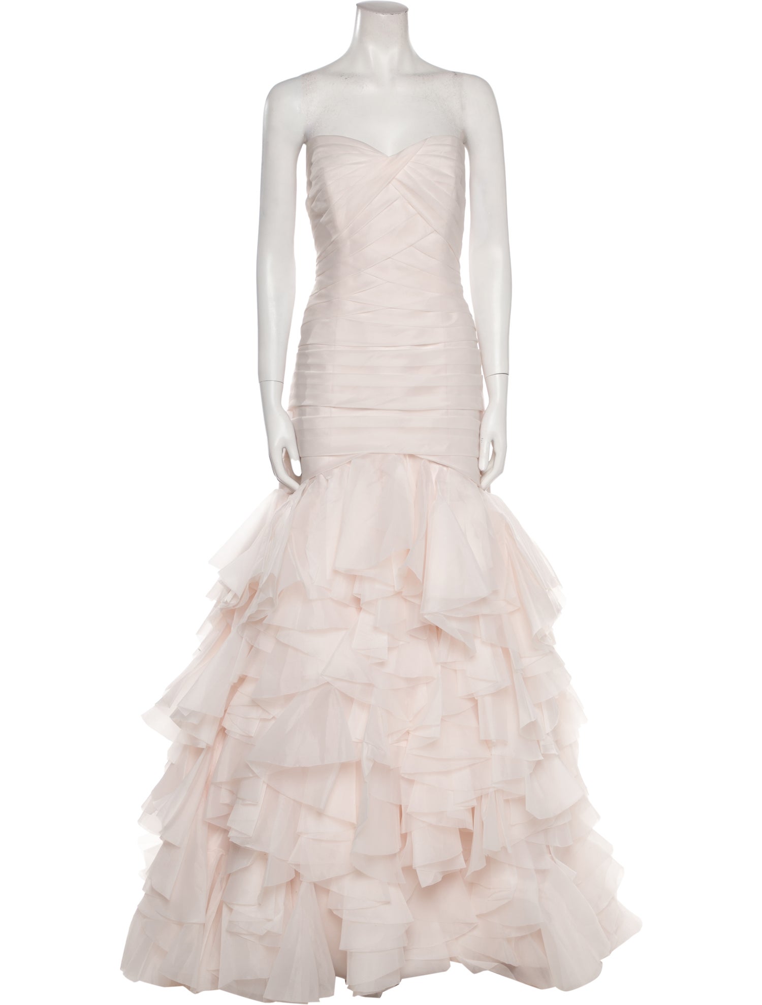 Dennis Basso Strapless Long Dress