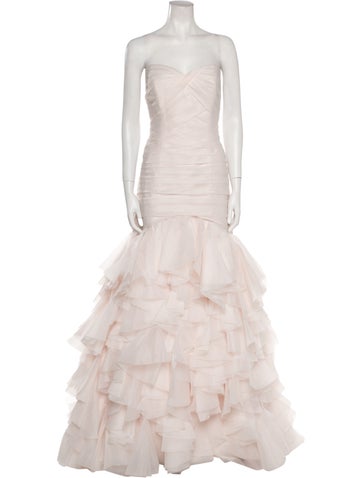 Dennis Basso Dresses Strapless Long Dress XXL