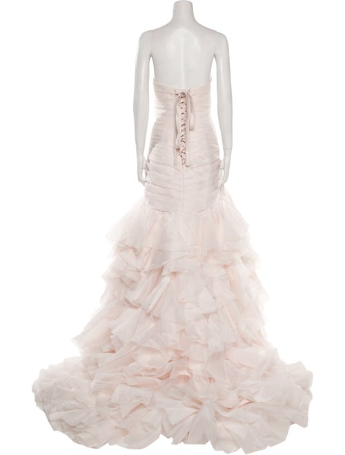 Dennis Basso Strapless Long Dress