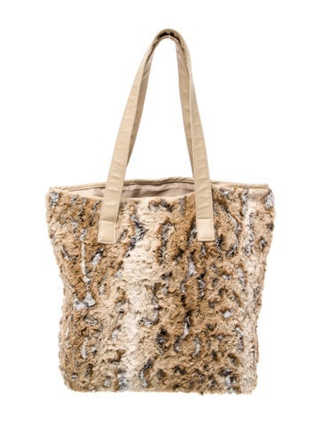 Dennis Basso Totes Faux Fur Tote