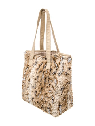Dennis Basso Faux Fur Tote