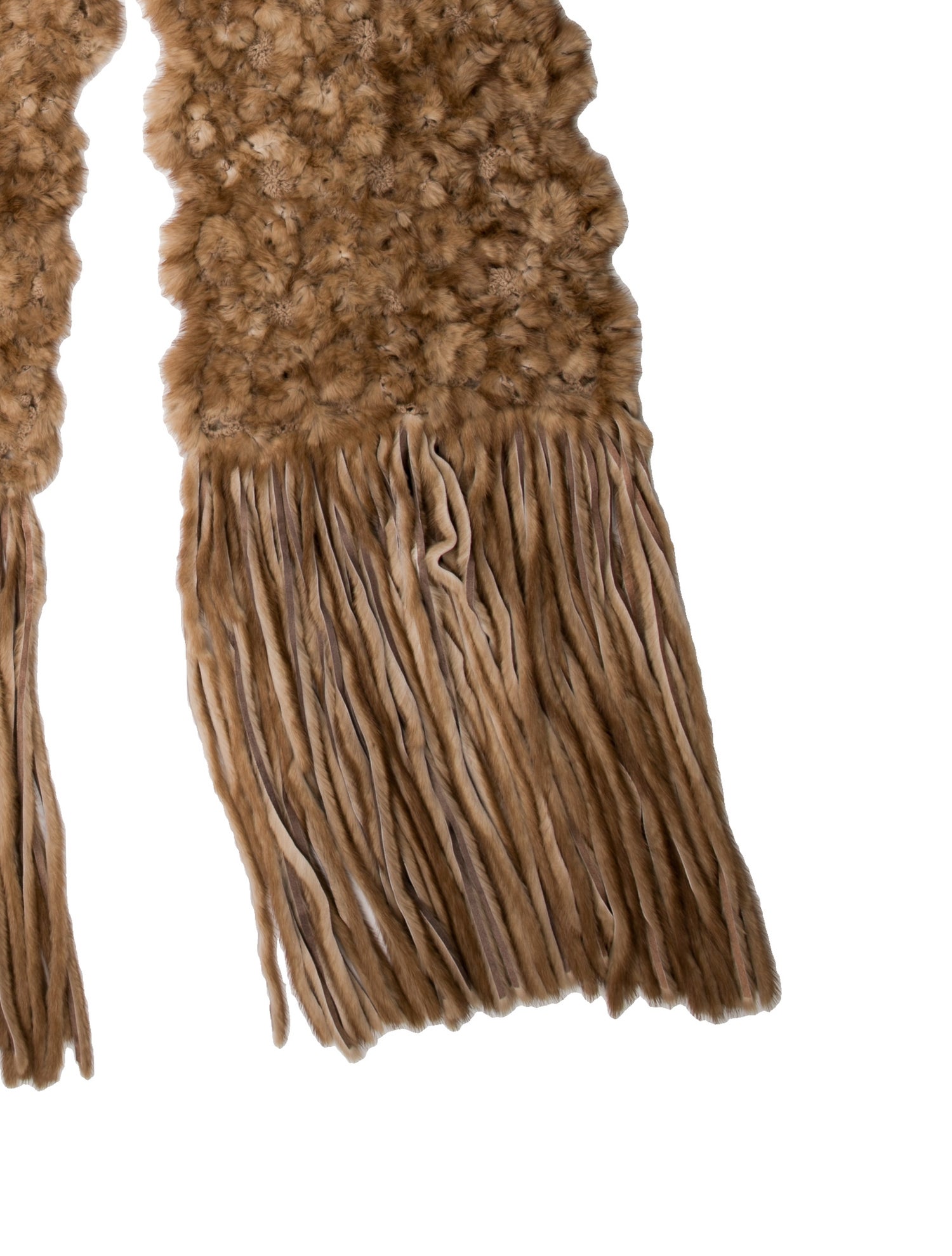 Dennis Basso Fur Printed Scarf