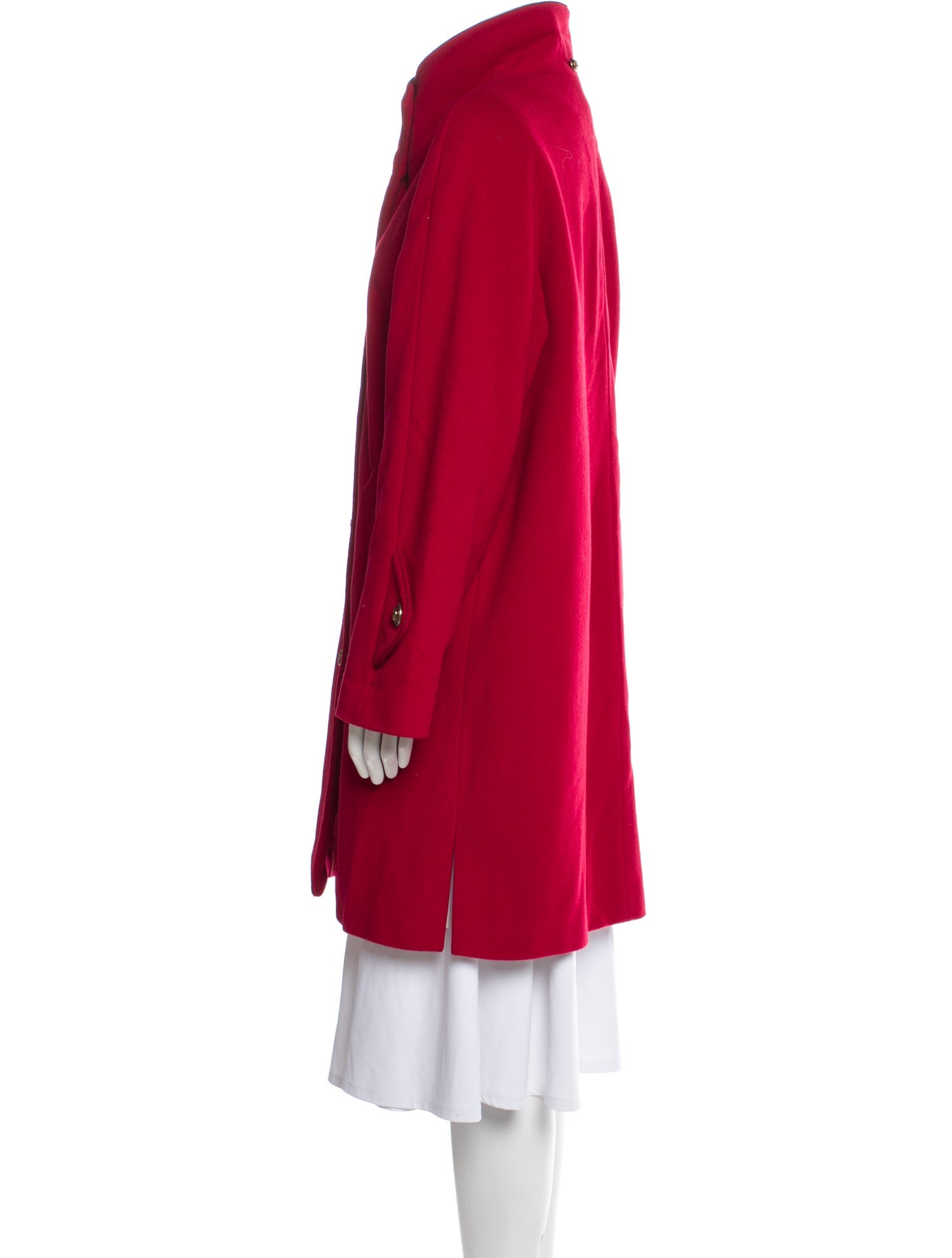 Dennis Basso Wool Peacoat