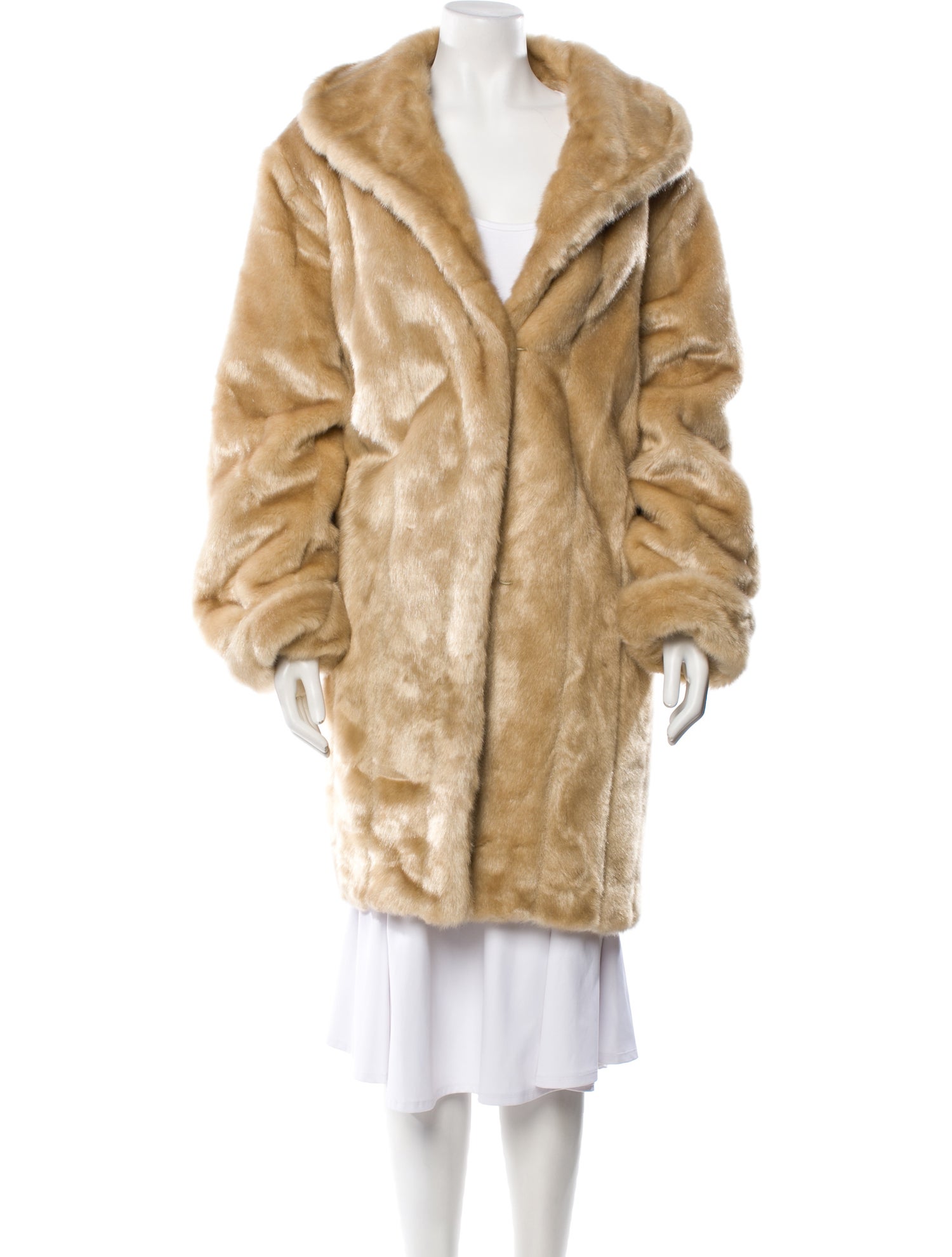 Dennis Basso Faux Fur Coat