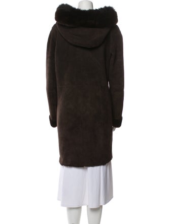 Dennis Basso Shearling Fur Coat