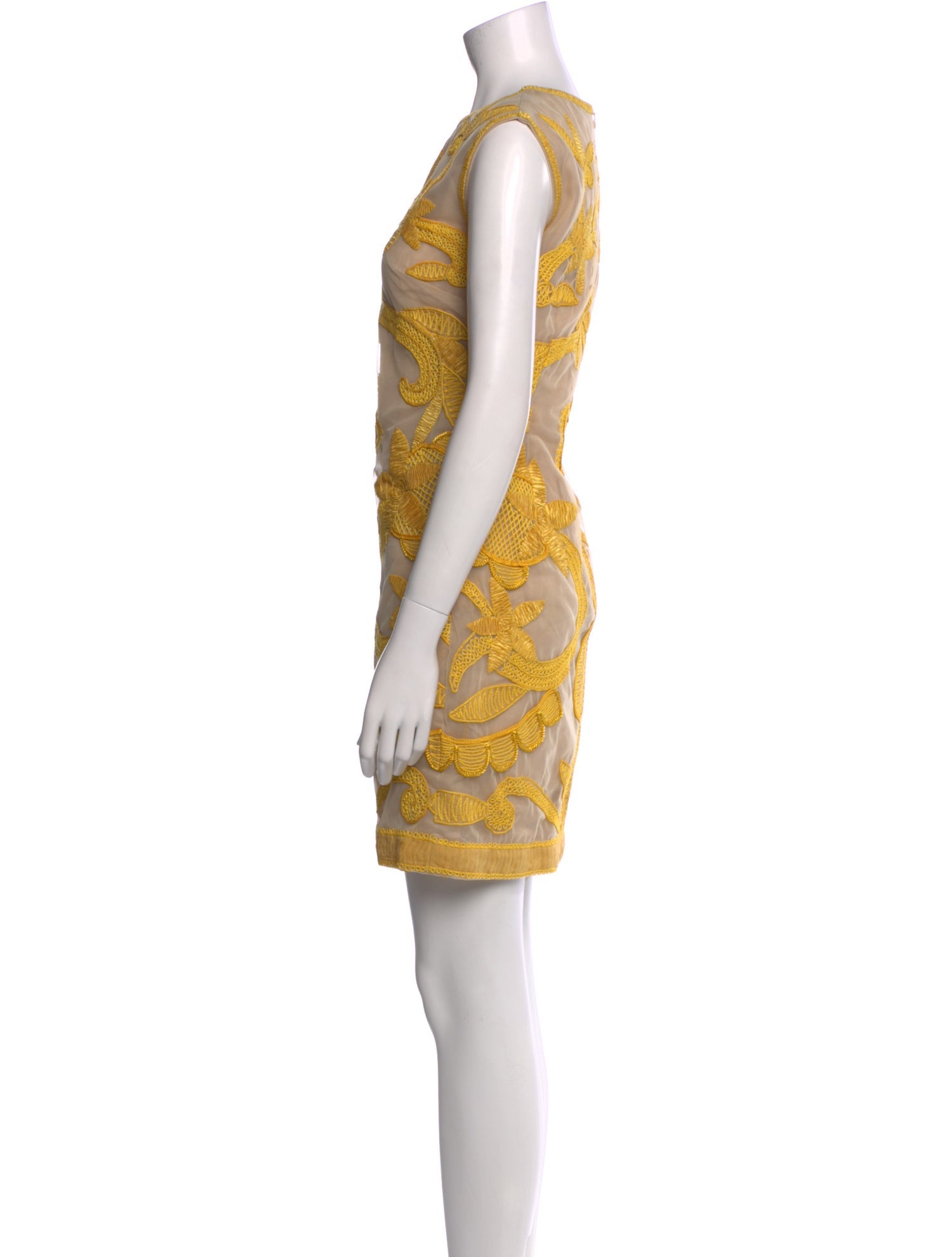 Dennis Basso Printed Mini Dress
