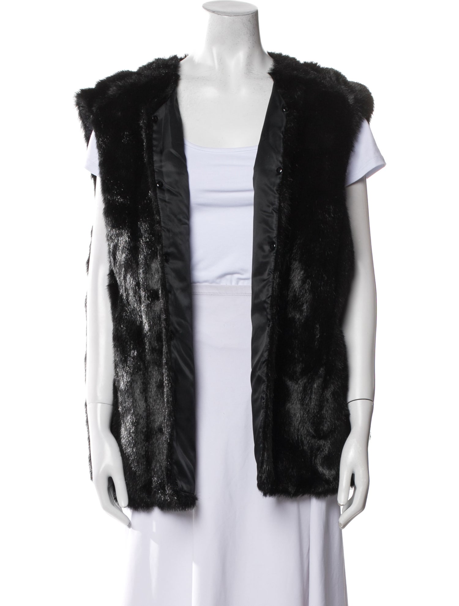 Dennis Basso Faux Fur Vest
