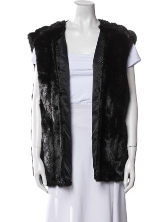 Dennis Basso Faux Fur Vest