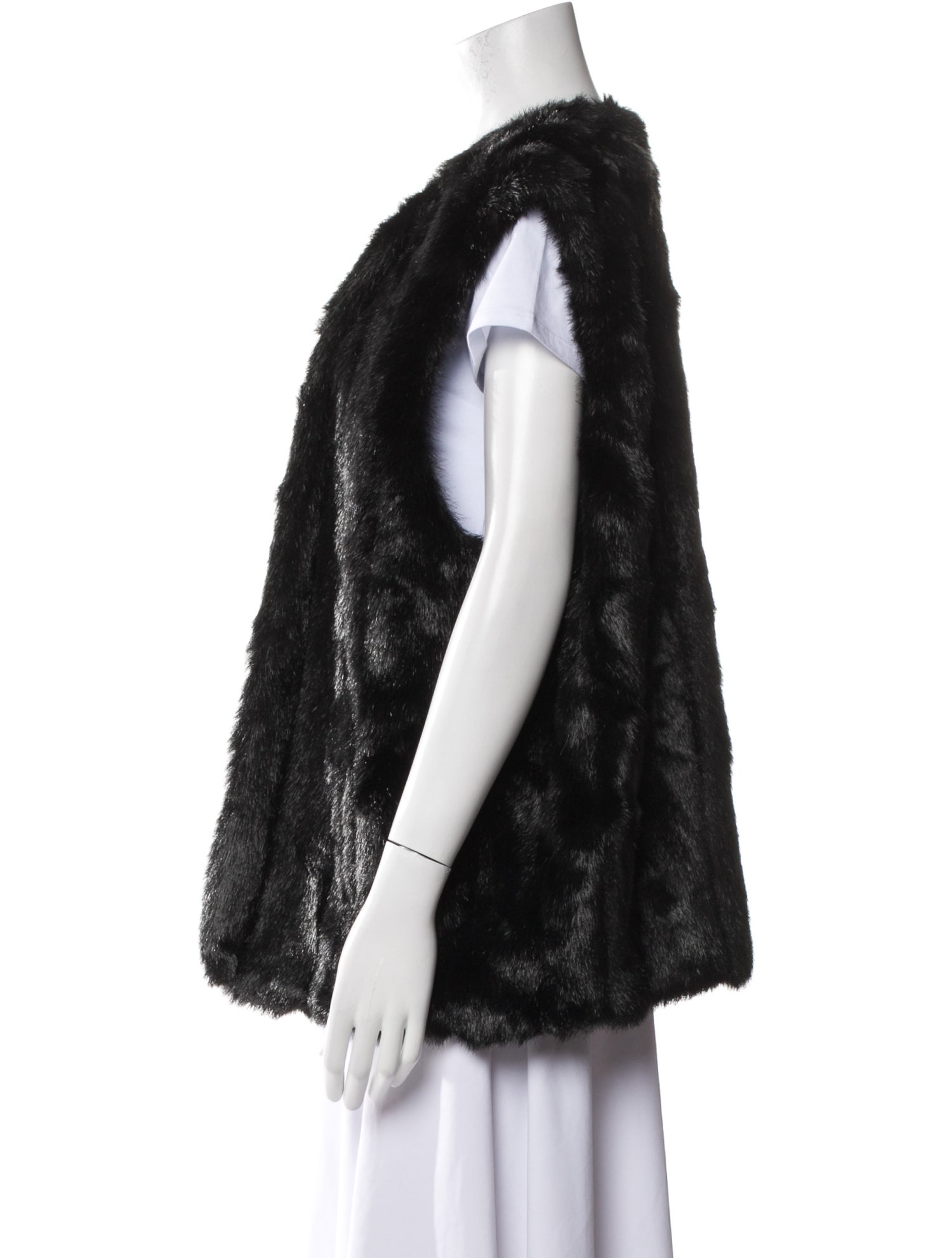 Dennis Basso Faux Fur Vest