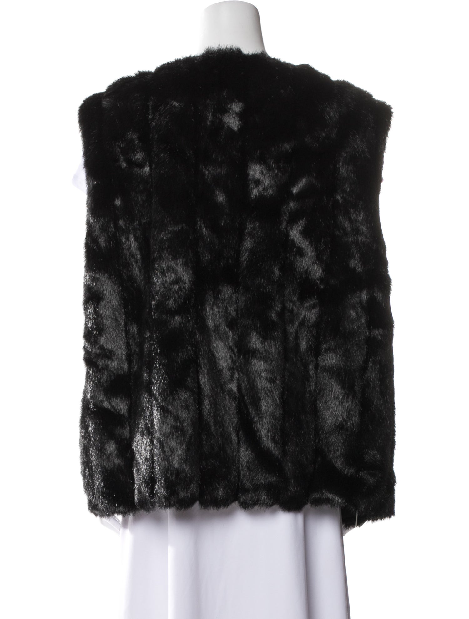 Dennis Basso Faux Fur Vest