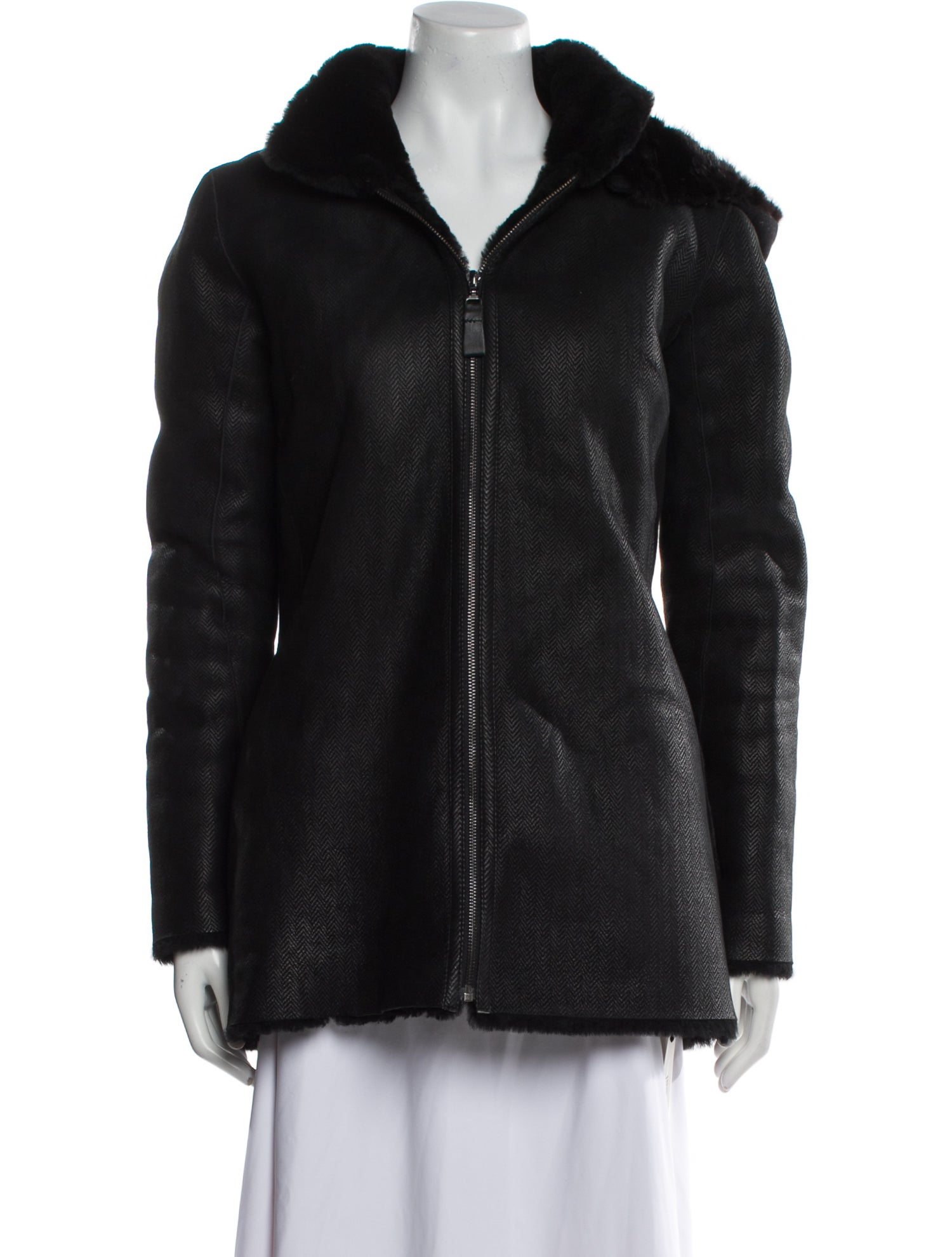Dennis Basso Shearling Fur Coat