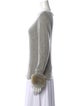Dennis Basso Cashmere Bateau Neckline Sweater