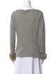 Dennis Basso Cashmere Bateau Neckline Sweater