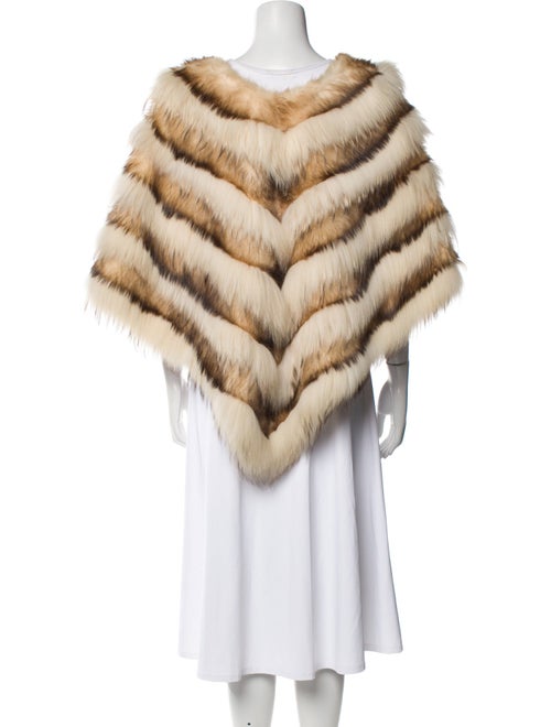 Dennis Basso Fur Striped Fur Jacket