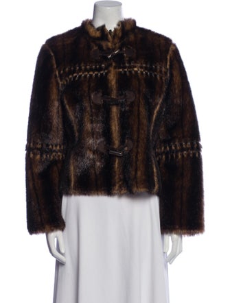 Dennis Basso Faux Fur Jacket