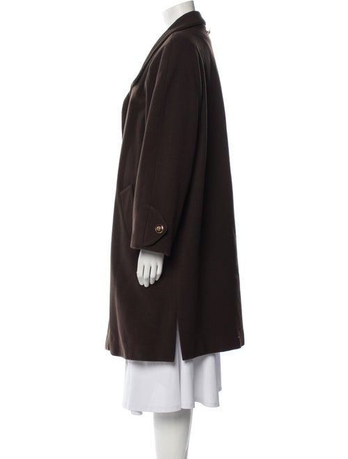 Dennis Basso Wool Trench Coat