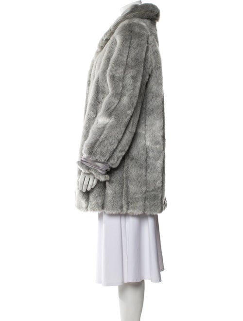 Dennis Basso Faux Fur Faux Fur Coat
