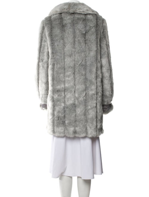 Dennis Basso Faux Fur Faux Fur Coat
