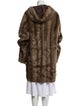 Dennis Basso Printed Faux Fur Coat