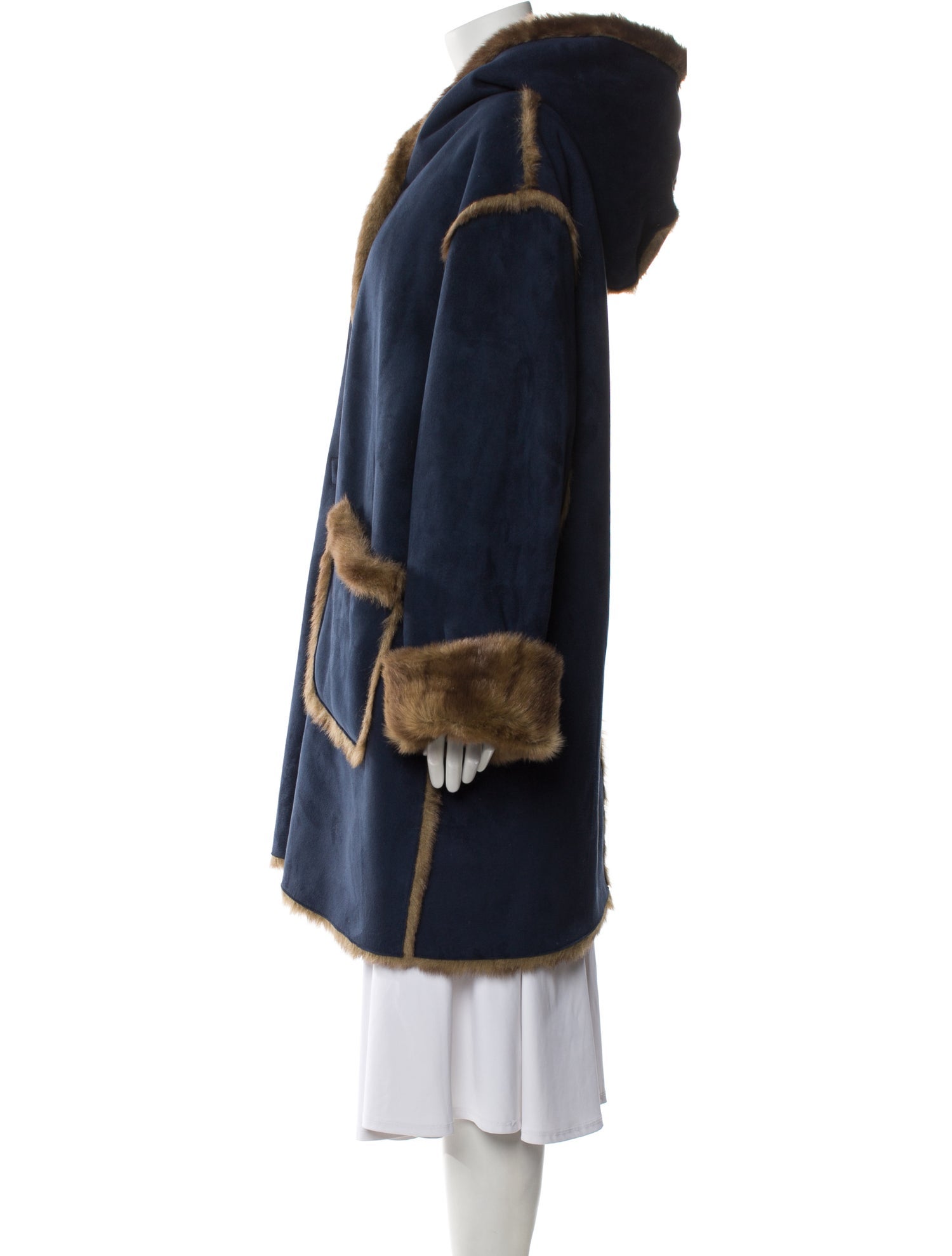 Dennis Basso Faux Fur Coat