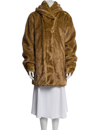 Dennis Basso Faux Fur Coat