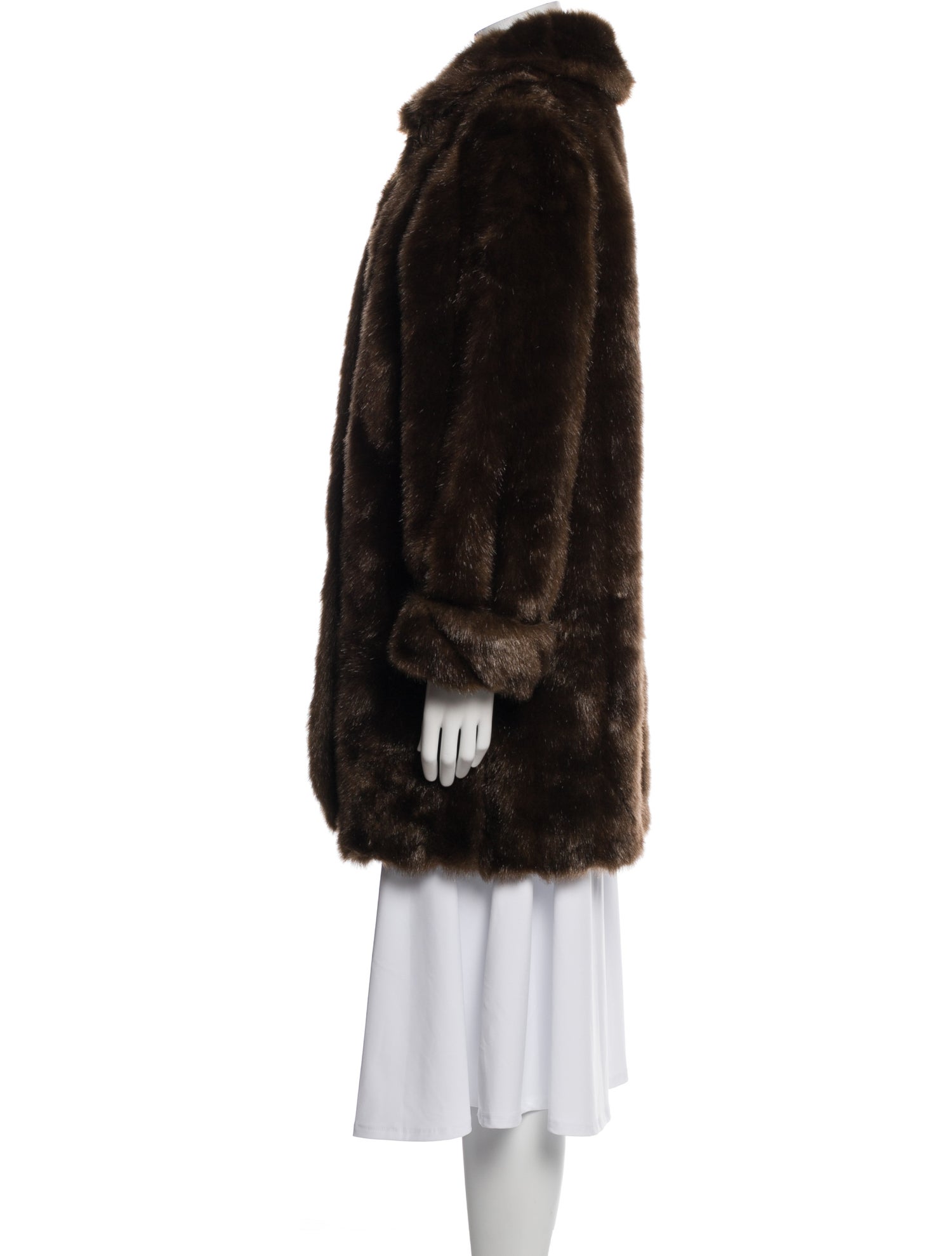 Dennis Basso Faux Fur Coat