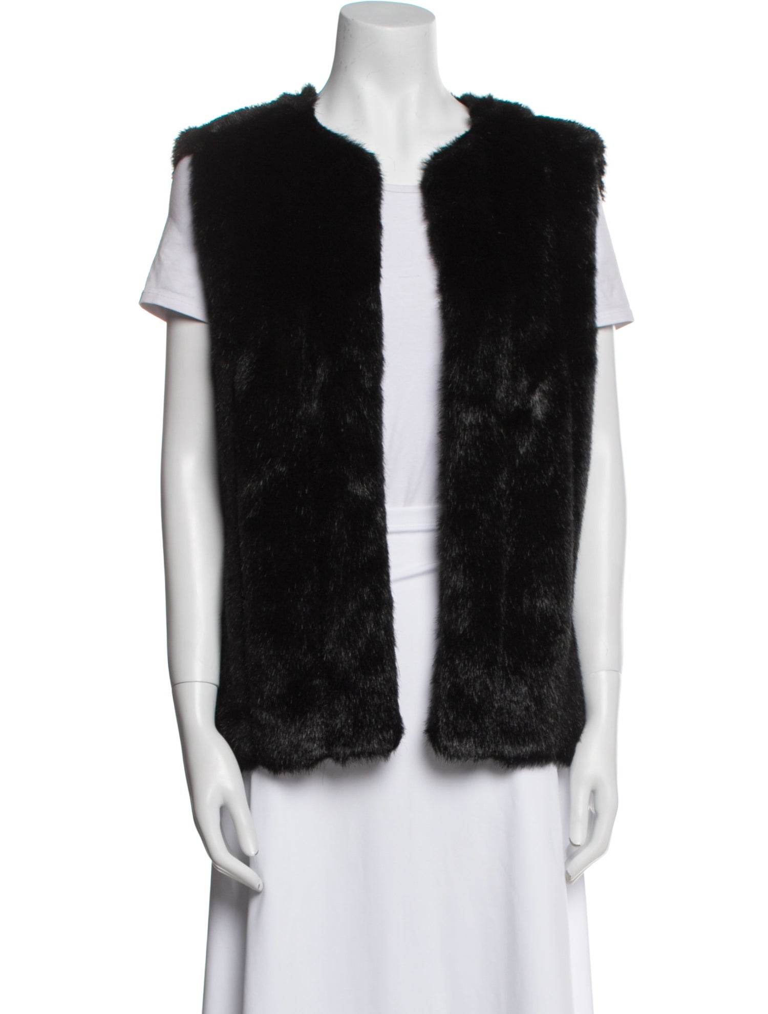 Dennis Basso Faux Fur Vest