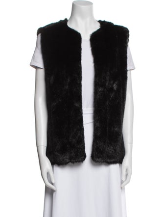 Dennis Basso Faux Fur Vest
