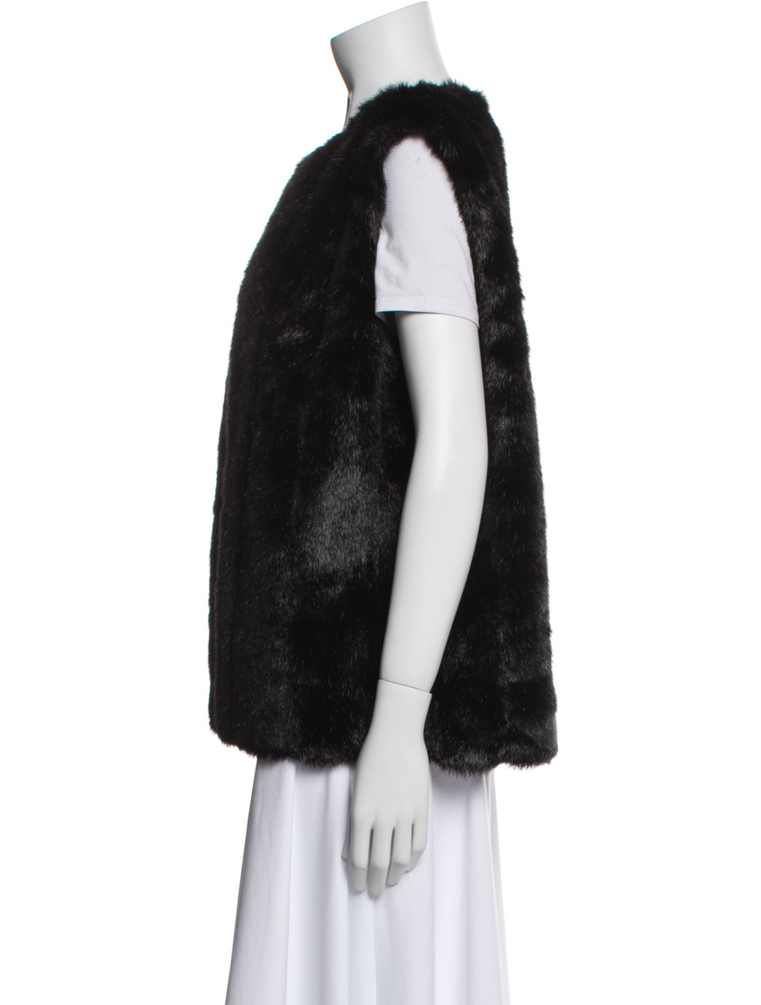 Dennis Basso Faux Fur Vest