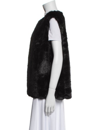 Dennis Basso Faux Fur Vest