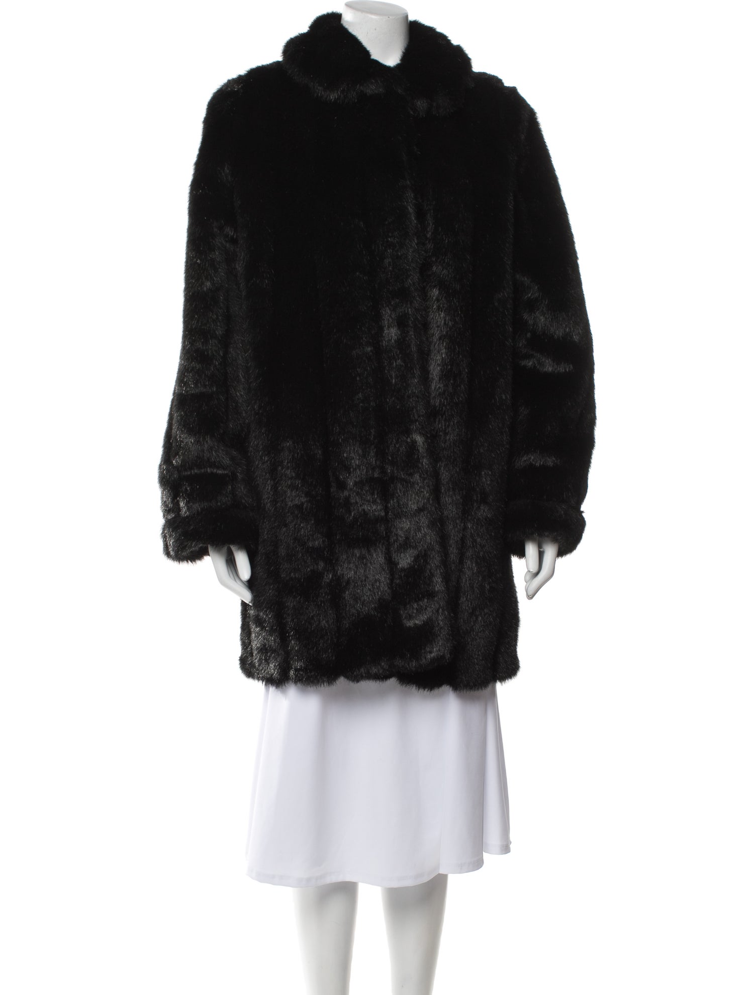Dennis Basso Faux Fur Coat