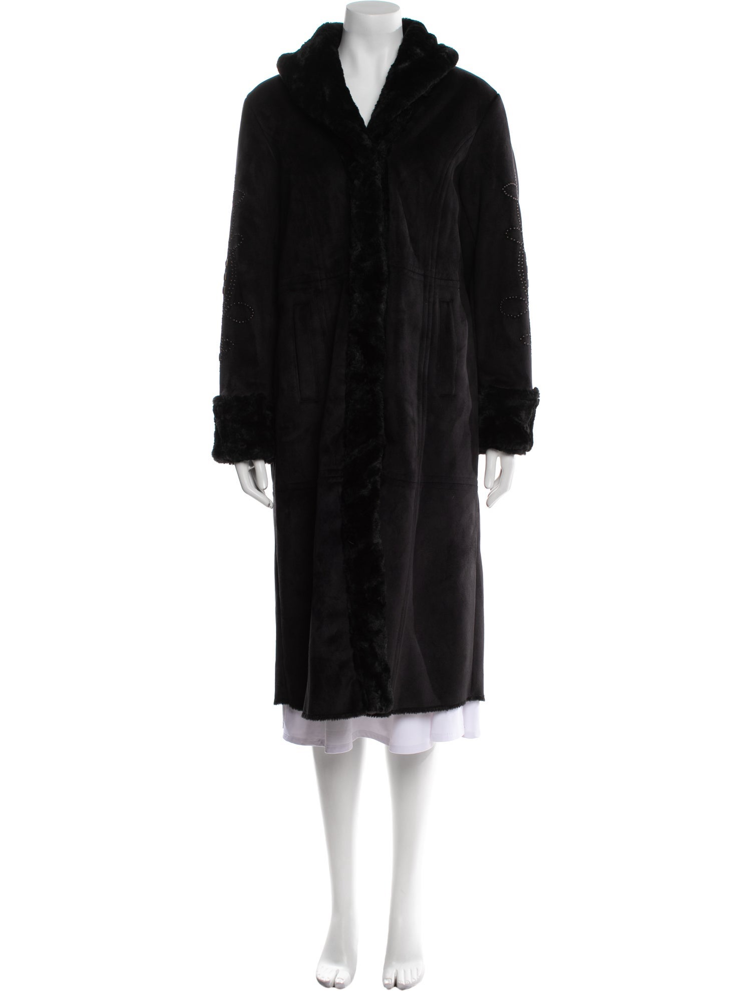 Dennis Basso Faux Fur Coat